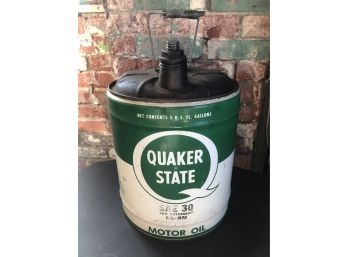 Quaker State 5 Gallon Oil Can