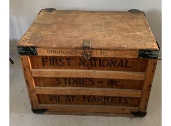 First National Stores Meat Crate