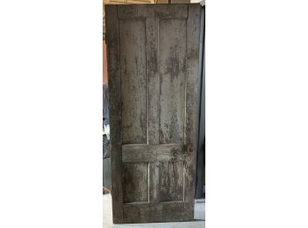 Antique Rustic Door With Knob