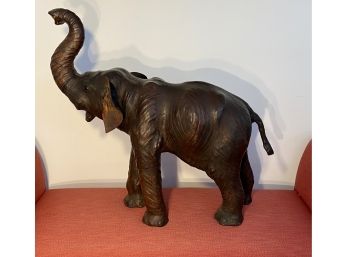 Large Leather Clad Elephant
