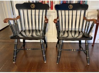 Two Hardwood  Windsor Chairs