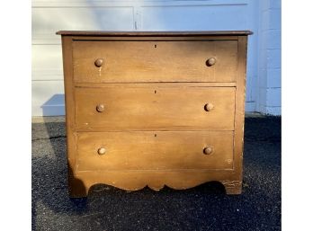 Antique Chest Of Three Drawers