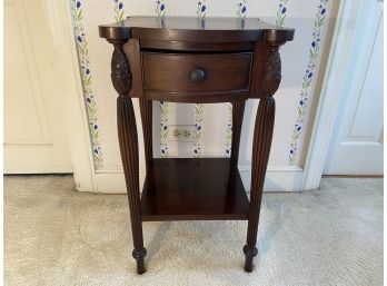 Small Single Drawer Two Tier Table