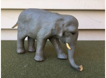 Estate Fresh Antique Rubber Elephant Child's Toy.