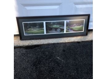 Golf Themed Framed Art 38'x12'