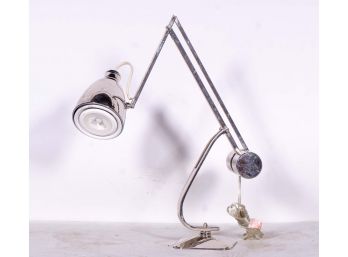 Chrome Arm Desk Lamp