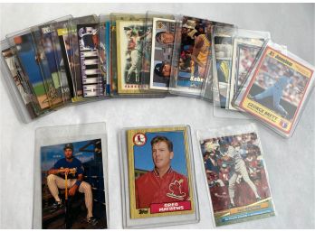 17 Baseball Cards Preserved In Plastic, Topps, Upper Deck & Fleer, 1990s