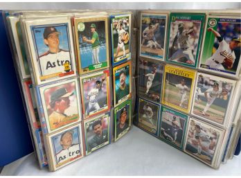 Over 2,000 Baseball Cards In Binder: Topps, Fleer & Score, 1990s