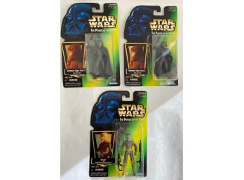 1997 Star Wars New In Box  POTF Kenner Figures: 4-Lom & 2 Garindans