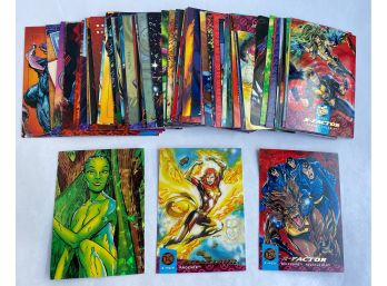 1994 Marvel Fleer Ultra Collectible Superhero Cards, Over 90 Cards