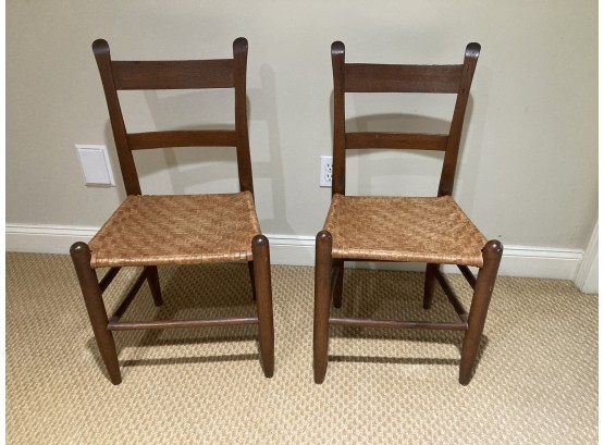 Pair Of Vintage Shaker Style Chairs