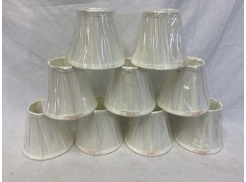 Set Of 9 Unused Small Lampshades