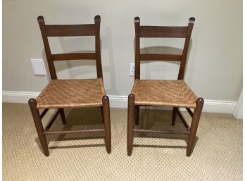 Pair Of Vintage Shaker Style Chairs