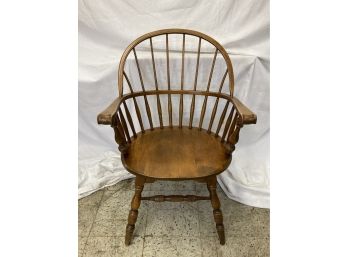 Vintage Solid Wood Windsor Chair