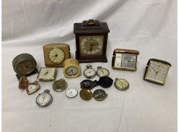 Clock Pocket Watch Compass Group