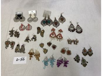 Jeweled Dangle Earrings #2-56