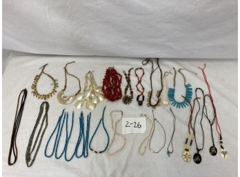 Costume Jewelry Pooka Style Shell Necklaces #2-26