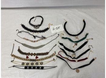 Costume Jewelry Choker Necklaces #2-25