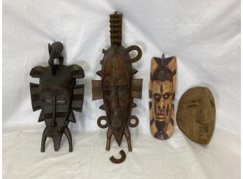 Group Of African Style Masks