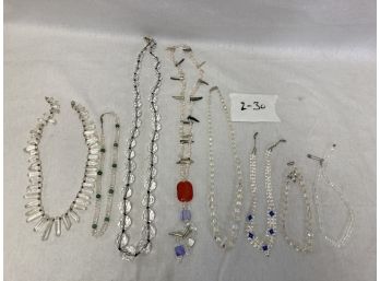 Costume Jewelry Crystal Style Necklaces #2-30