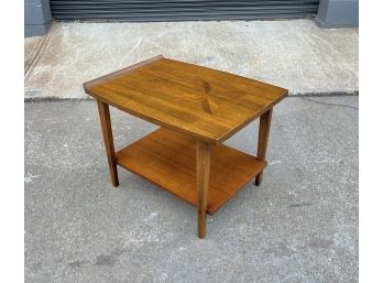 Vintage Lane Furniture Wood Inlay Side Table