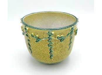 Vintage Italian Ceramic Flower Pot Fratelli Fanciullacci Style