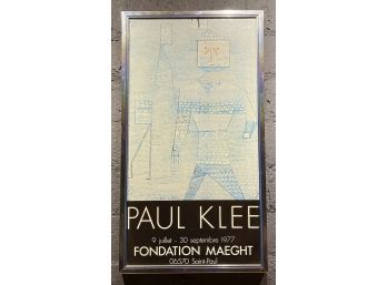 Vintage 1977 Paul Klee Fondation Maeght Exhibition Poster