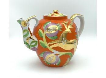Vintage Yaebo Hand Painted Russian Porcelain Pitcher