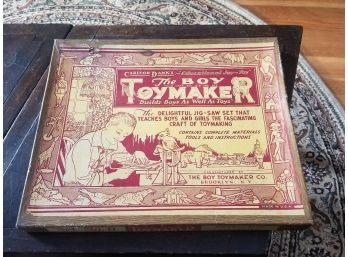 Antique 1905 The Boy Toymaker Jigsaw Craft Set #0 By Carlton Dank Educational Toys