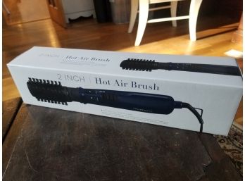 Hot Air Brush  Blow Dryer In Box - Mint