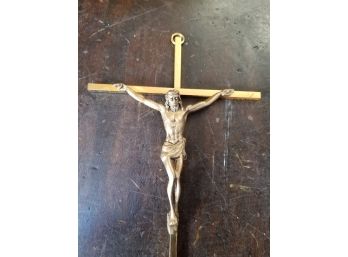 Gold 10' Crucifix
