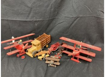 Wooden Toy Airplanes