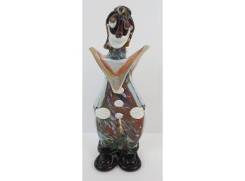 Glass Clown Figurine