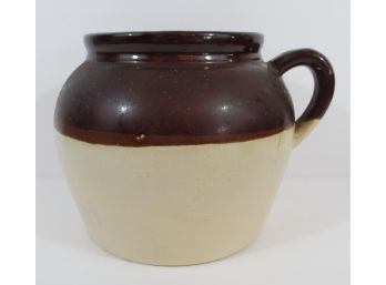 Vintage Stoneware Crock Bean Pot