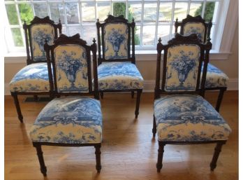Vintage Collection Of 5 Chairs