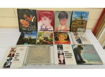 Mixed Lot Of Coffee Table Books Hollywood, History, Germany, Princess Diana, Etc.