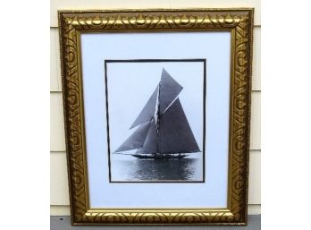 Framed Yachting Photograph - Possible Serge Lurie A Listed Photography Artist