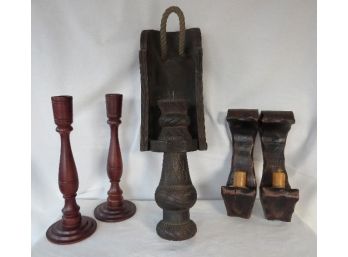 Unique Wooden Candle Holders