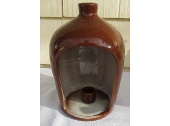 Sheffield Pottery Country Style Redware Candle Jug - Old World Design & Function