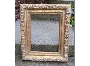 Carved & Gilt Decorated Wooden Picture Frame
