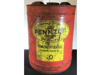 5 Gallon Penzoil General Purpose Oil Can