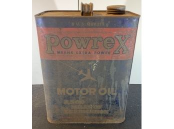 2 Gallon Powrex Motor Oil Can