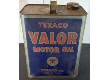 TEXACO Valor Motor Oil 2 Gallon Can