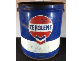 5 Gallon Zerolene Oil Can (No Top)