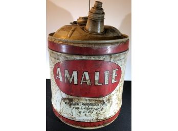 5 Gallon Amalie Motor Oil Can