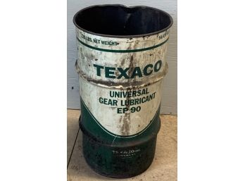 Texaco Universal Gear Lubricant EP 90 26' Barrel Can