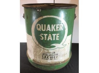 5 Gallon Quaker State Oil Can