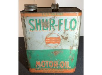 2 Gallon Shur-Flo Motor Oil Can