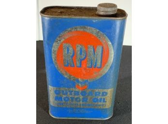RPM Outboard Motor Oil Can (Full)