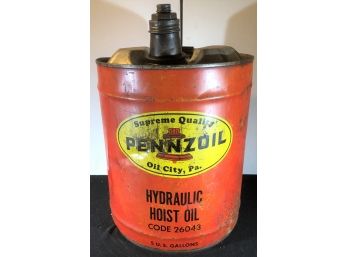 5 Gallon Penzoil Oil Can